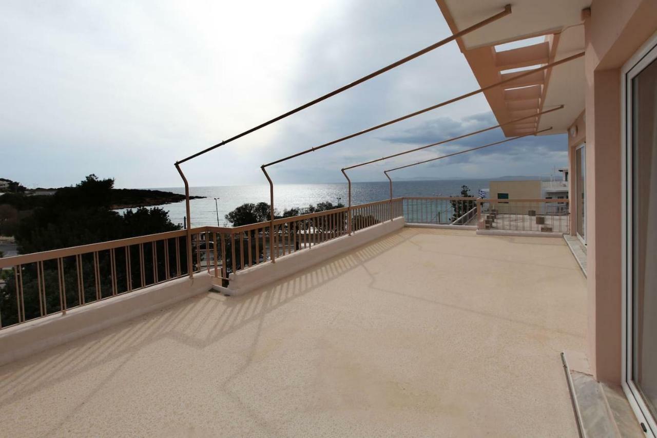 Seaside Renovated Top Floor Apartment Saronida Eksteriør bilde