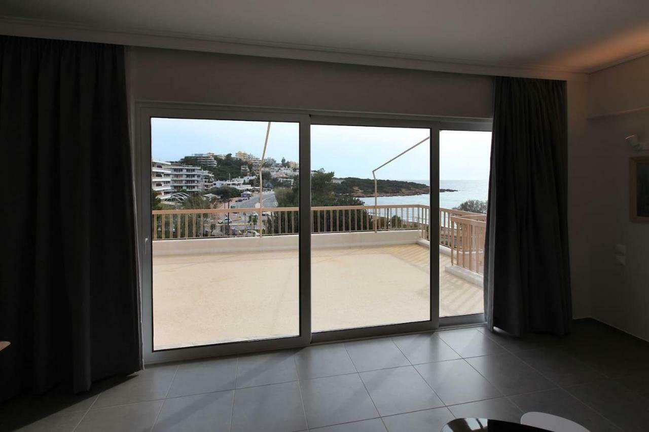 Seaside Renovated Top Floor Apartment Saronida Eksteriør bilde